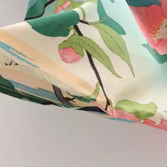 New Gorgeous Bohemian Mixed Print Kimono Robe Jacket - Picture 10 of 11